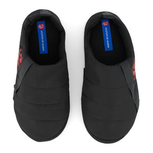 Black Sneakers Red Crest